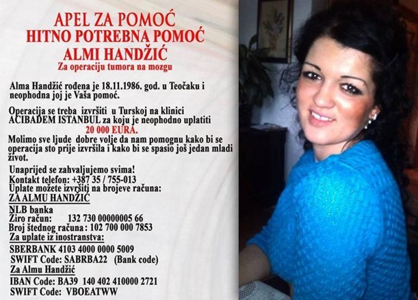 APEL ZA POMOC alma handzic