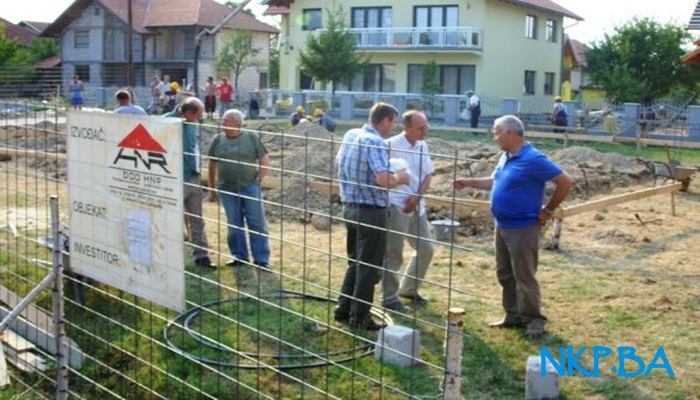 Početak radova na izgradnji ambulante u Raincima Donjim, august 2012.