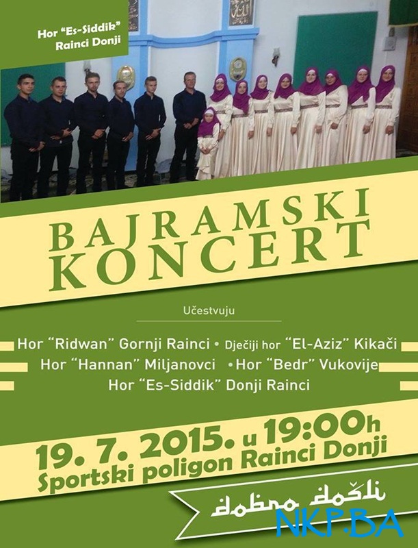 bajramski koncert rainci donji hor es-sidik N