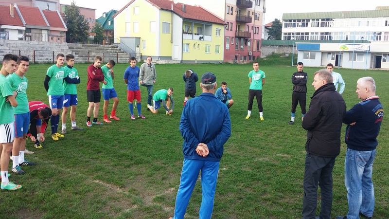 Refik Musić - Rile: Novi sportski direktor FK Bosna Kalesija predstavljen na treningu