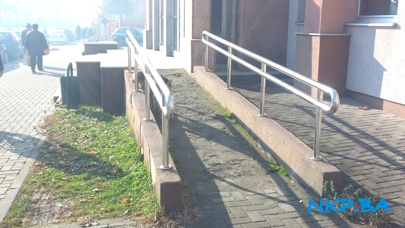 Pristup do prizemlja zgrade Općinskog suda