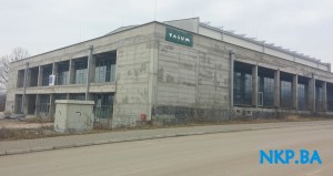 Solarna elektrana smještena na Gradskoj dvorani koja je još uvijek u izgradnji