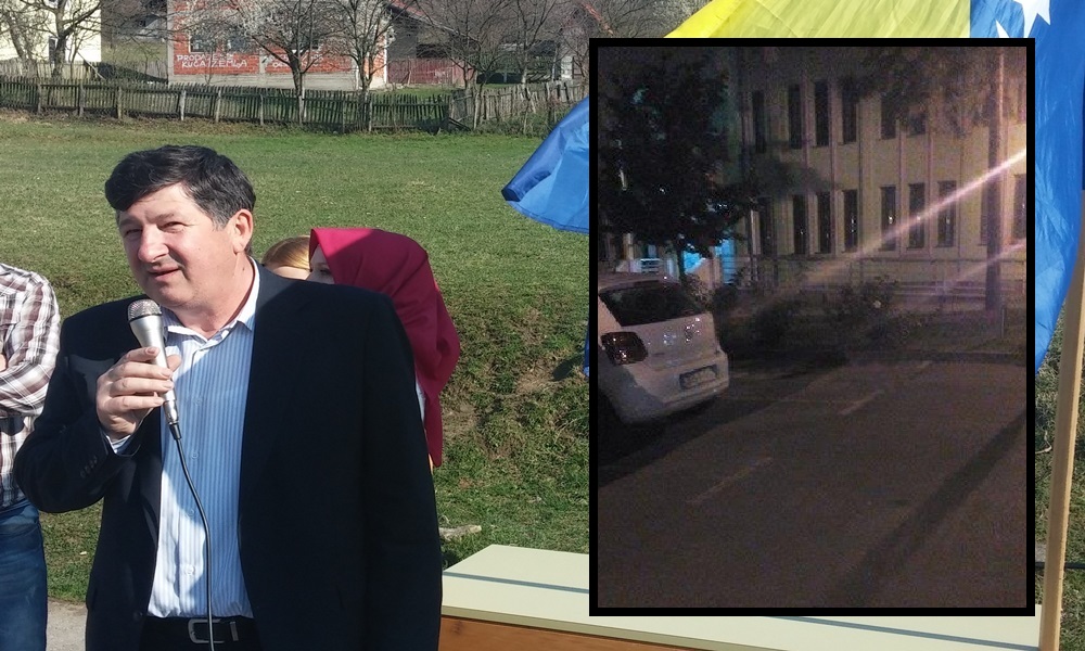 Službeni automobil u noćnim satima nije na svom mjestu