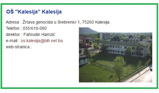 DIREKTOR OS KALESIJA M