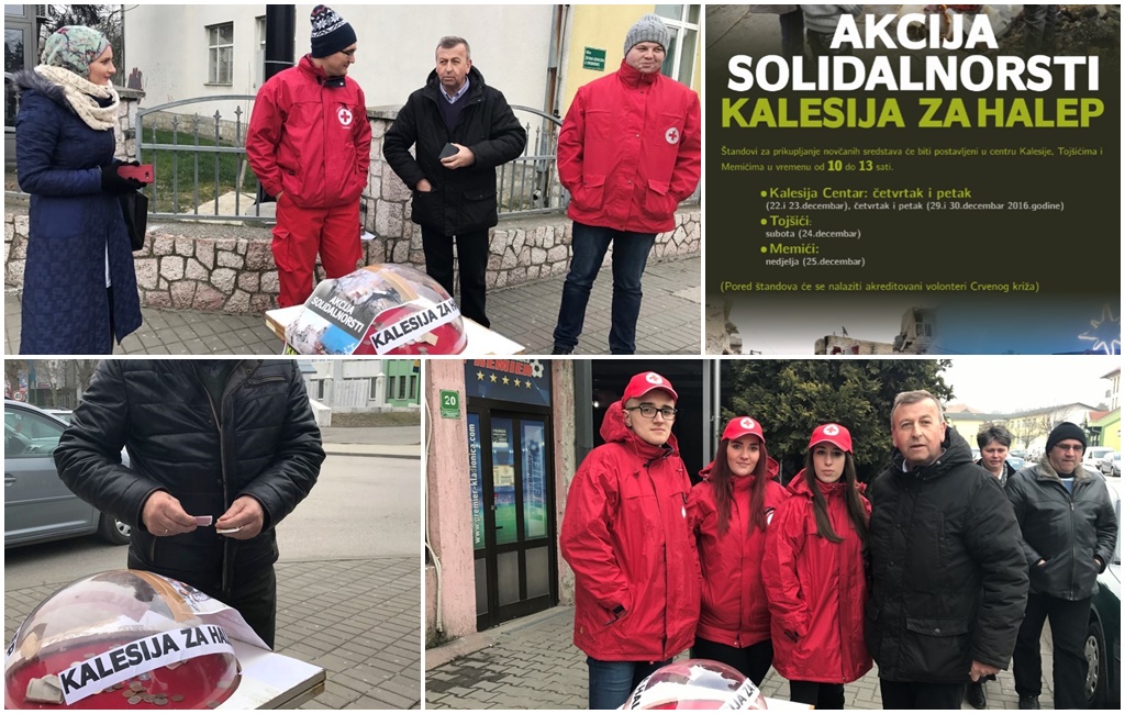 Akcija prikupljanja pomoći za Halep u Kalesiji