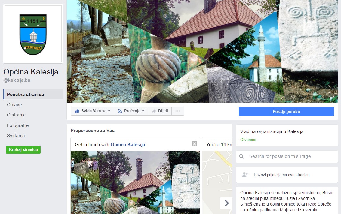 opcina kalesija Facebook stranica