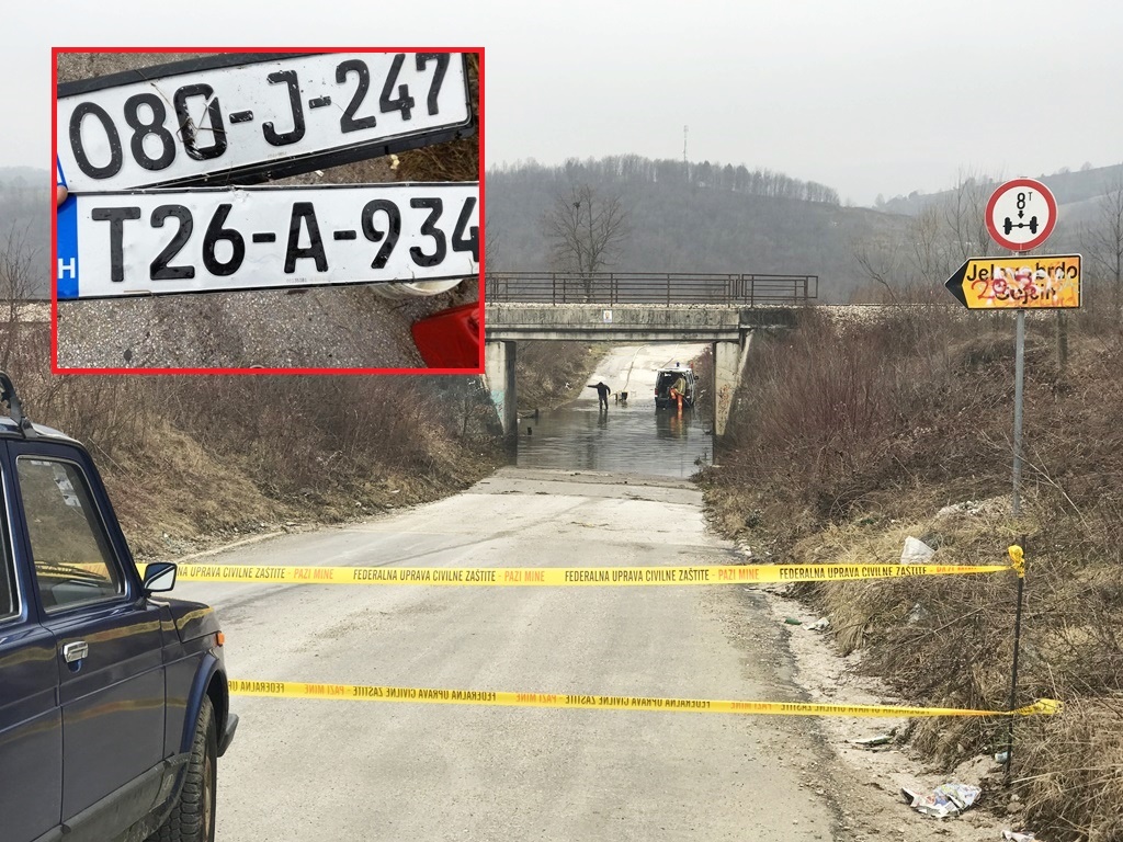 Prilikom crpanja vode pronađeno nekoliko registarskih tabllica, a vlasnici ih mogu preuzeti u prostorijama PVJ Kalesija