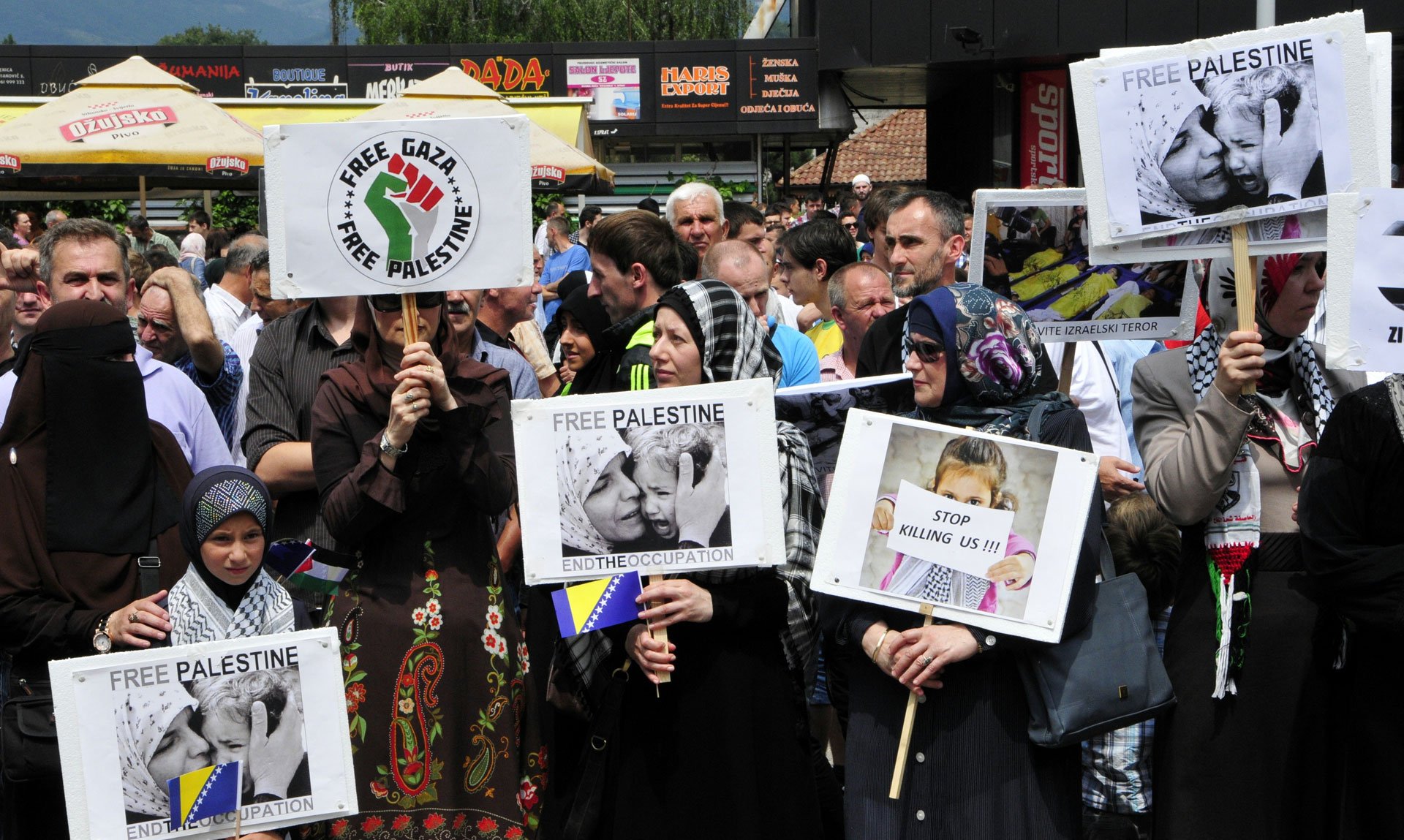 Protesti podrske narodu Gaze 3