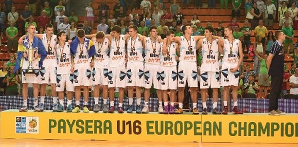 bih u16 prvaci europe kosarka