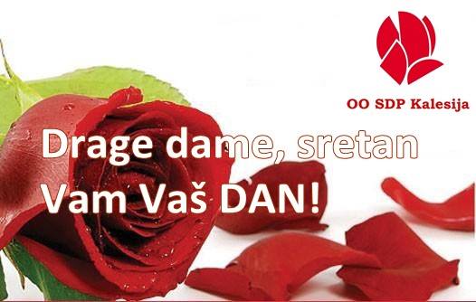8. mart cestitka SDP