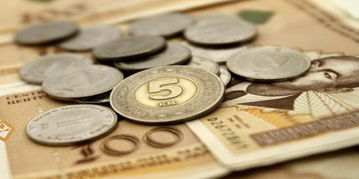 Bosnia and Herzegovina's convertible mark banknotes and coins are pictured in Zenica