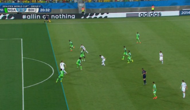 bih nigerija SP dzeko ofsajd