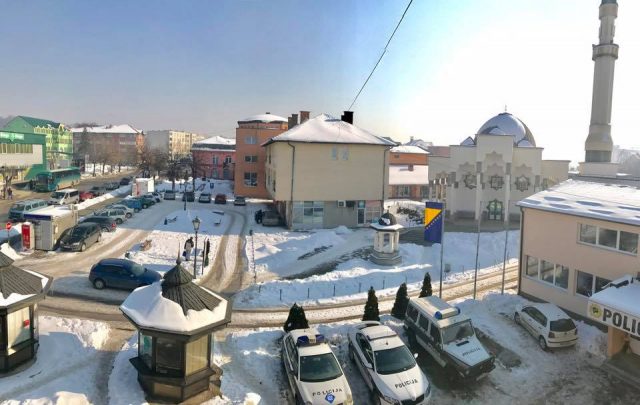 kalesija zima snijeg