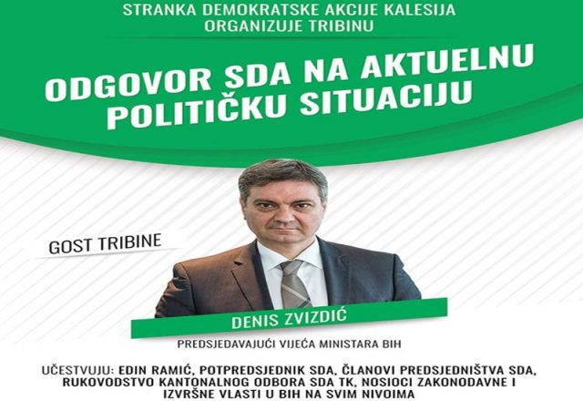 SDA tribina u kalesiji DENIS ZVIZDIC
