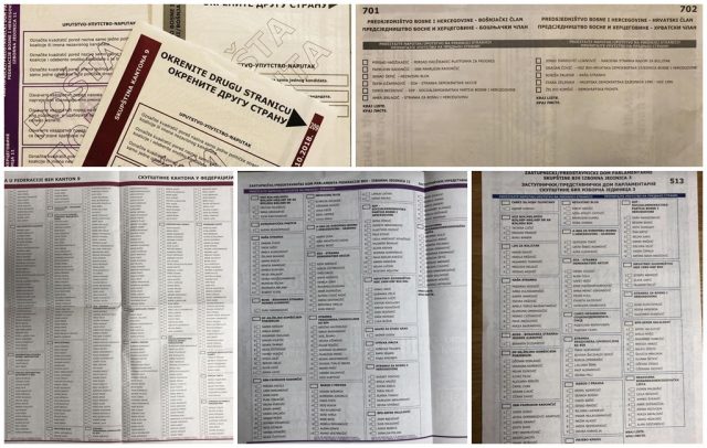 GLASACKI LISTICI izbori 2018