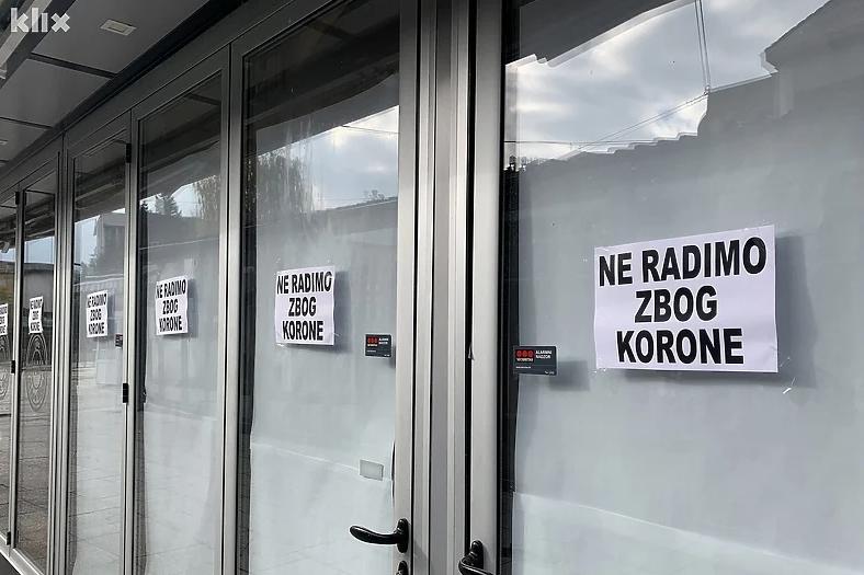 ne radimo zbog korone UGOSTITELJSTVO