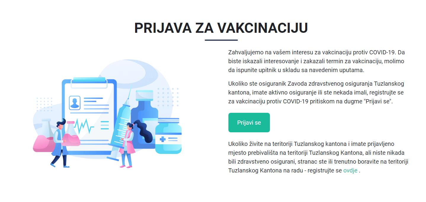 vakcinacija TK prijava