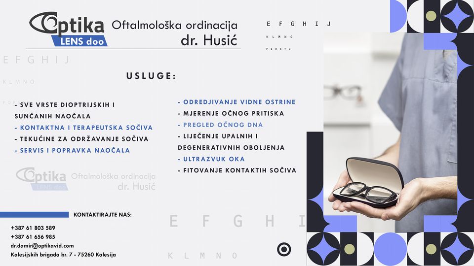 “Dr. Husić” Kalesija: Višegodišnje iskustvo u pružanju oftalmoloških i ...