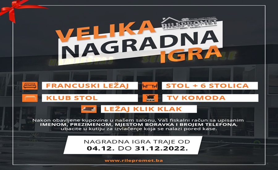 rile nagradna igra ns