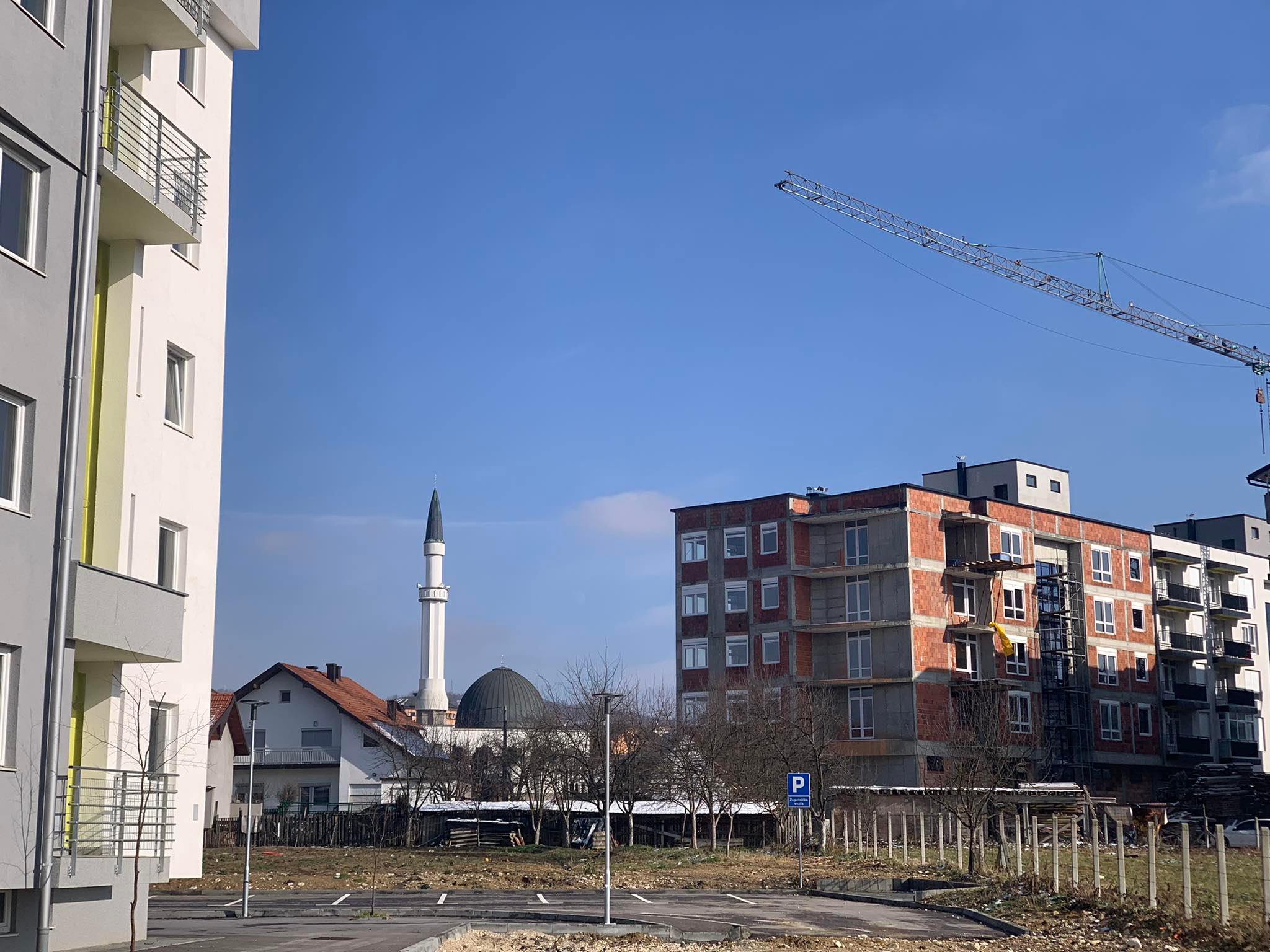 k kalesija januar 2023 pogled na dzamiju
