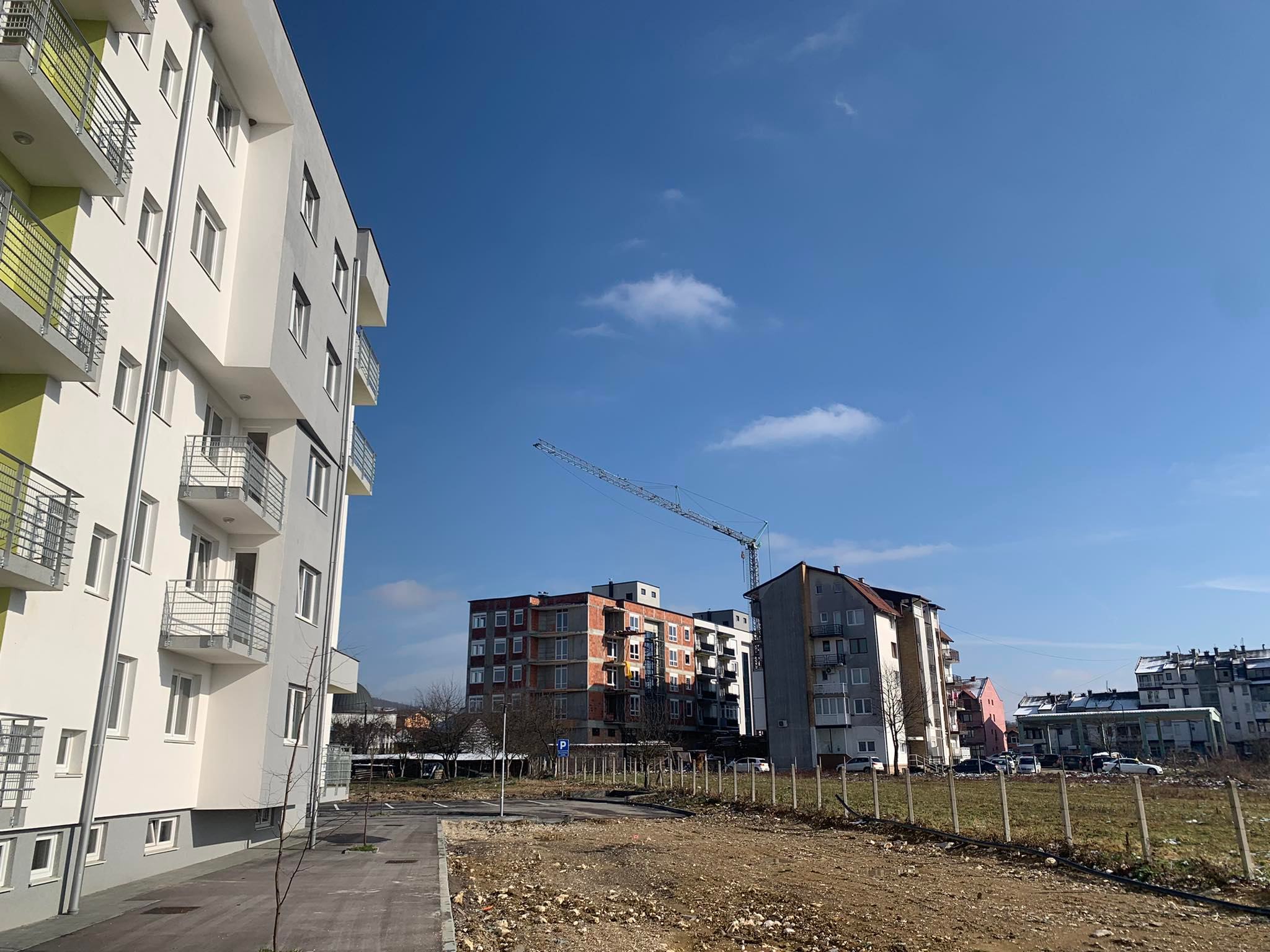 k kalesija januar 2023 pogled od novih zgrada
