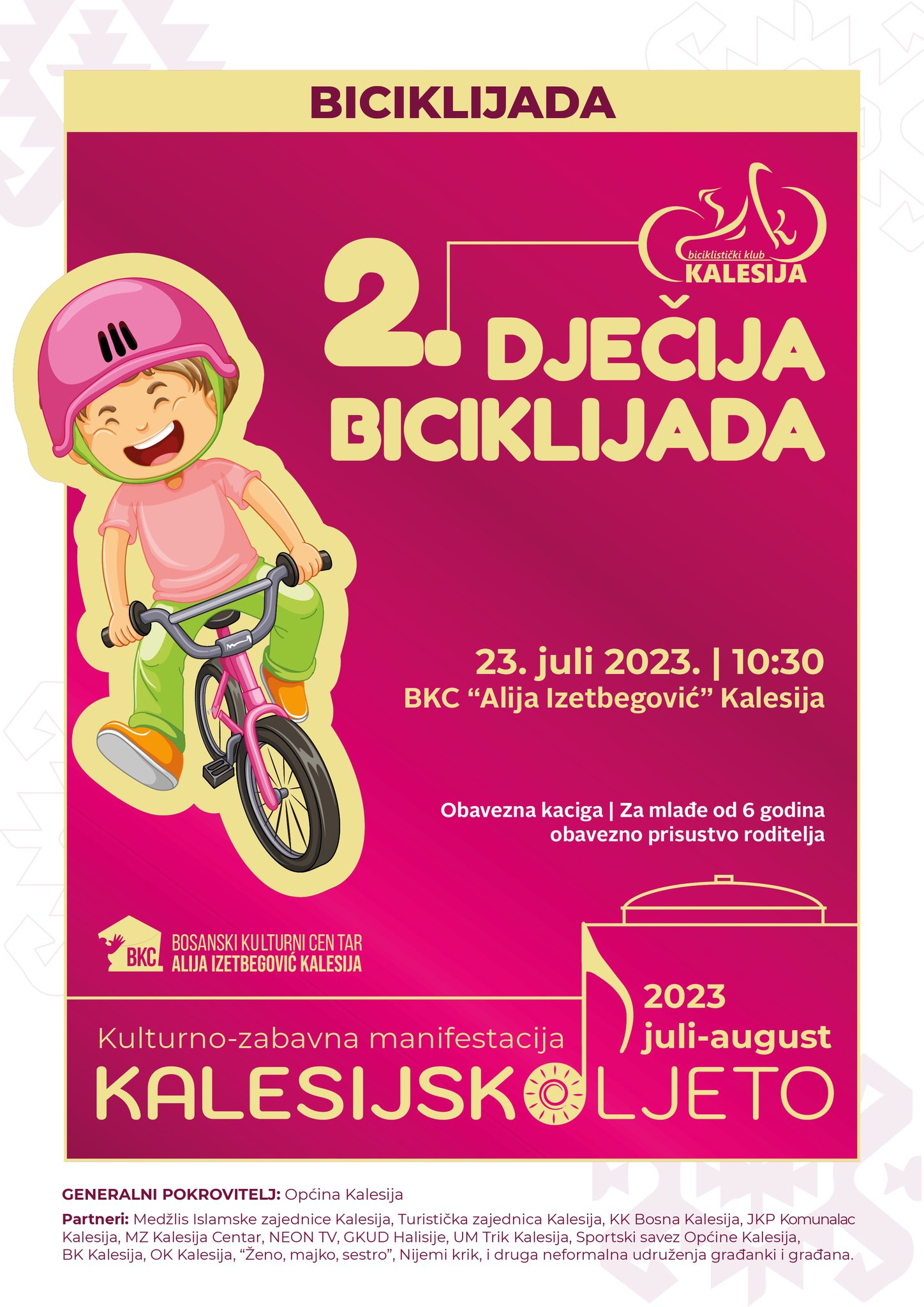 kalesijsko ljeto 2023 djecija biciklijada 2