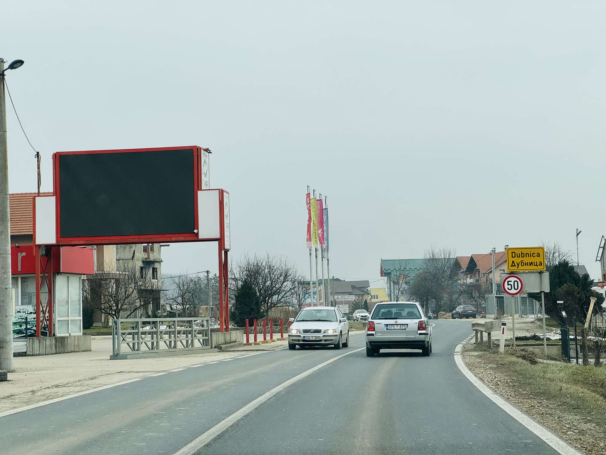 dubnica kalesija centar miljanovci put saobracaj 1