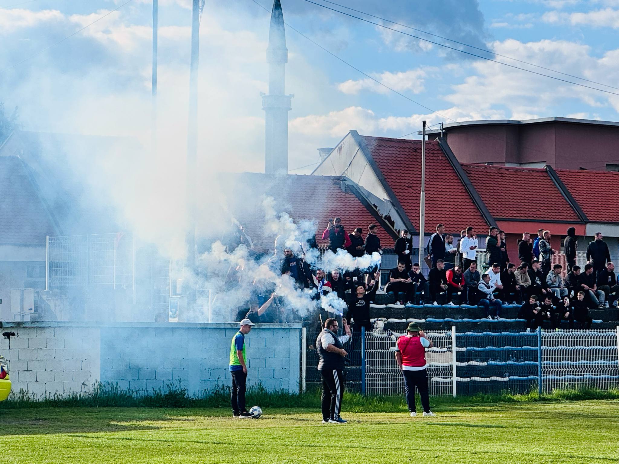 kalesija gradski stadion gazije navijaci bakljada 2025 derbi bosna sloga1