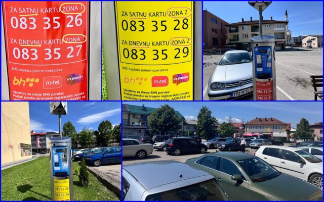 parking kalesija naplata SMS 11111