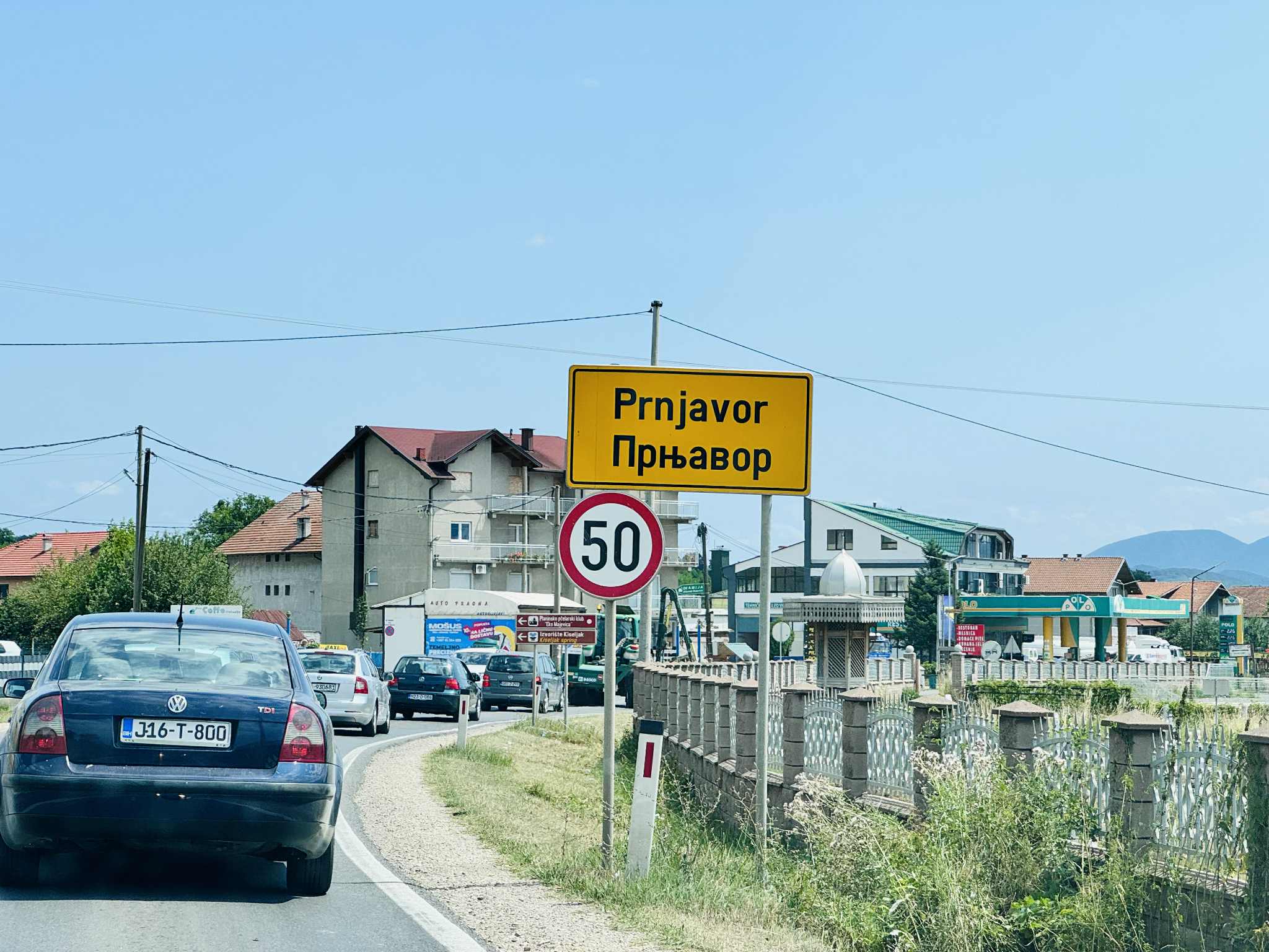 prnjavor magistrala put saobracaj guzva1