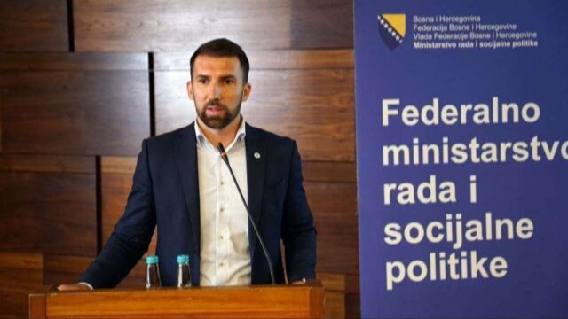 adnan delic ministar FEDERALNO MINISTARSTVO ZA RAD O SOCIJALNU POLITIKU