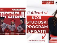 Poziv budućim studentima: Testiranje za stipendiju na Univerzitetu FINRA Tuzla / Pogledajte kako izabrati Vaše fakultetsko usmjerenje!